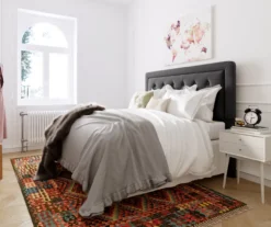 Charcoal Gray Amery Upholstered King Headboard 20 Charcoal Gray Amery Upholstered King Headboard -Home Furniture 810513527 3