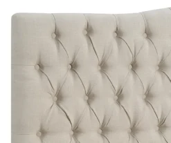 Beige Celeste Upholstered Linen King Headboard 10 Beige Celeste Upholstered Linen King Headboard -Home Furniture 810513532 4