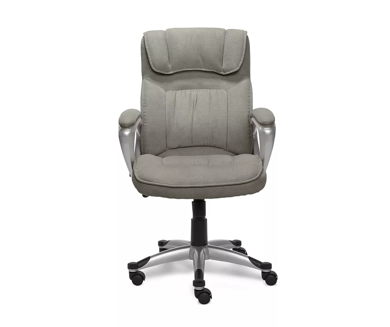 Glacial Gray Linen Executive Office Chair 3 Glacial Gray Linen Executive Office Chair
