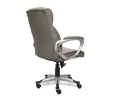 Glacial Gray Linen Executive Office Chair 13 Glacial Gray Linen Executive Office Chair -Home Furniture 810513550 6