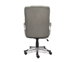 Glacial Gray Linen Executive Office Chair 14 Glacial Gray Linen Executive Office Chair -Home Furniture 810513550 7