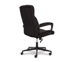 Hannah Charcoal Gray Microfiber Office Chair 35 Hannah Charcoal Gray Microfiber Office Chair -Home Furniture 810513553 11