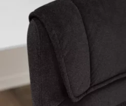 Hannah Charcoal Gray Microfiber Office Chair 25 Hannah Charcoal Gray Microfiber Office Chair -Home Furniture 810513553 4