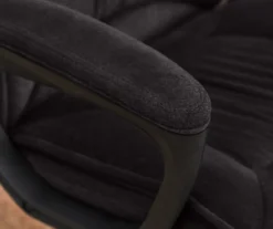 Hannah Charcoal Gray Microfiber Office Chair 26 Hannah Charcoal Gray Microfiber Office Chair -Home Furniture 810513553 5