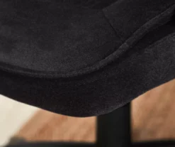 Hannah Charcoal Gray Microfiber Office Chair 37 Hannah Charcoal Gray Microfiber Office Chair -Home Furniture 810513553 6