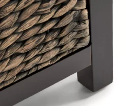 Rustic Black Wicker Storage Trunk -Home Furniture 810513555 10