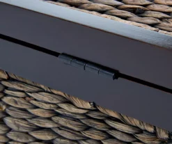 Rustic Black Wicker Storage Trunk -Home Furniture 810513555 6