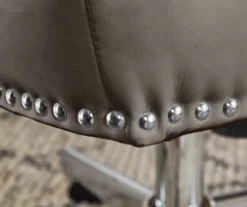 Leighton Gray Memory Foam Bonded Leather Office Chair -Home Furniture 810513560 7