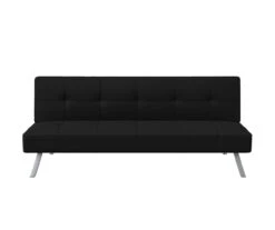 Corey Black Convertible Sofa -Home Furniture 810514243