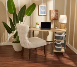 Eden Nailhead Upholstered Chair -Home Furniture 810515879 B0 1