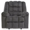 Drake Charcoal Rocker Recliner