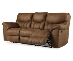 Boxberg Bark Faux Leather Reclining Sofa -Home Furniture 810519664 1