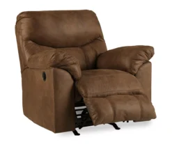 Boxberg Bark Faux Leather Rocker Recliner -Home Furniture 810519666 4