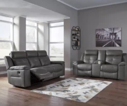 Jesolo Gray Reclining Sofa -Home Furniture 810519671 810519670 1