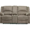 Draycoll Pewter Reclining Console Loveseat 2 Draycoll Pewter Reclining Console Loveseat -Home Furniture 810519716