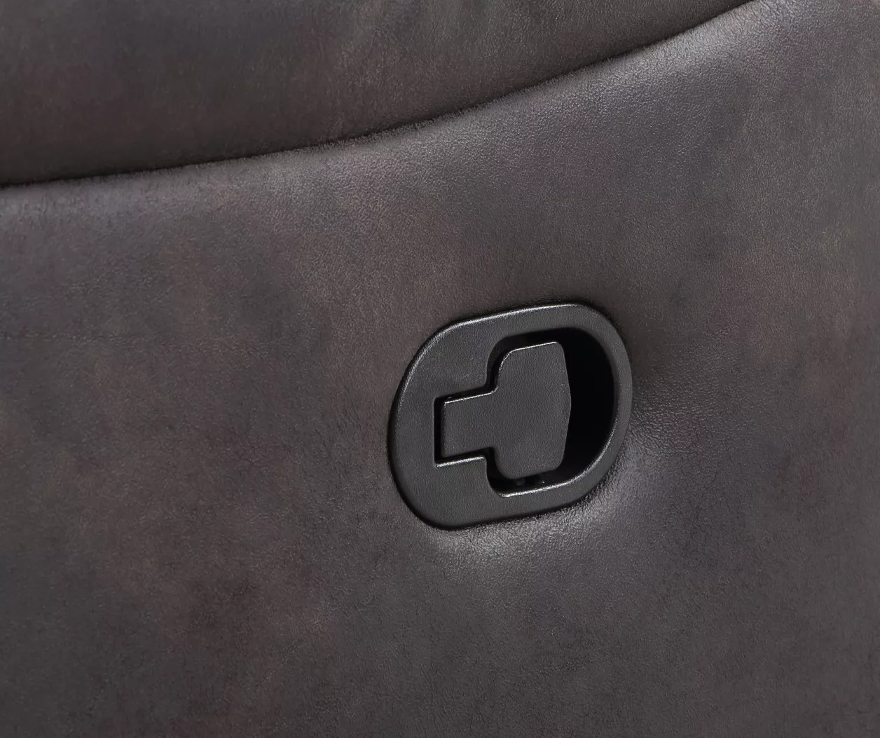 New Albany Dark Graphite Leather Look Micro Suede Swivel Reclining Glider 8 New Albany Dark Graphite Leather Look Micro Suede Swivel Reclining Glider - Image 6