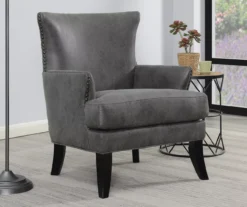 Bossa Dark Gray Accent Chair 12 Bossa Dark Gray Accent Chair -Home Furniture 810519951 7
