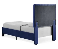 Decatur Navy Twin Upholstered Bed -Home Furniture 810519977 10