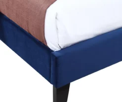 Decatur Navy Twin Upholstered Bed -Home Furniture 810519977 3