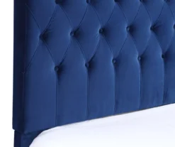 Decatur Navy Twin Upholstered Bed -Home Furniture 810519977 4