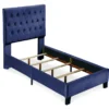 Decatur Navy Twin Upholstered Bed 1 Decatur Navy Twin Upholstered Bed -Home Furniture 810519977 9