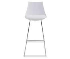 30" Thomas White Bar Stools, 2-Pack -Home Furniture 810520066 5
