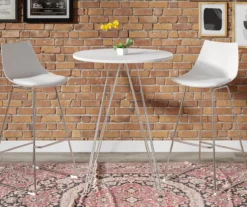 30" Thomas White Bar Stools, 2-Pack -Home Furniture 810520066 8