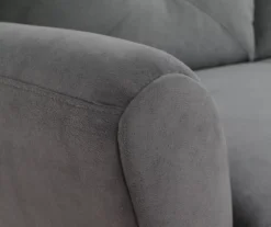 Hayward Gray Rolled Arm Sectional -Home Furniture 810524579 7