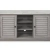 52" Faux Marble Shutter Door TV Stand 2 52" Faux Marble Shutter Door TV Stand -Home Furniture 810524648 2