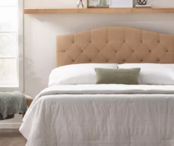 Brookside Curved Edge Upholstered Headboard -Home Furniture 810527109 810527115 2