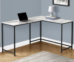 Monarch L-Shaped Metal Corner Desk 38 Monarch L-Shaped Metal Corner Desk -Home Furniture 810527368 1