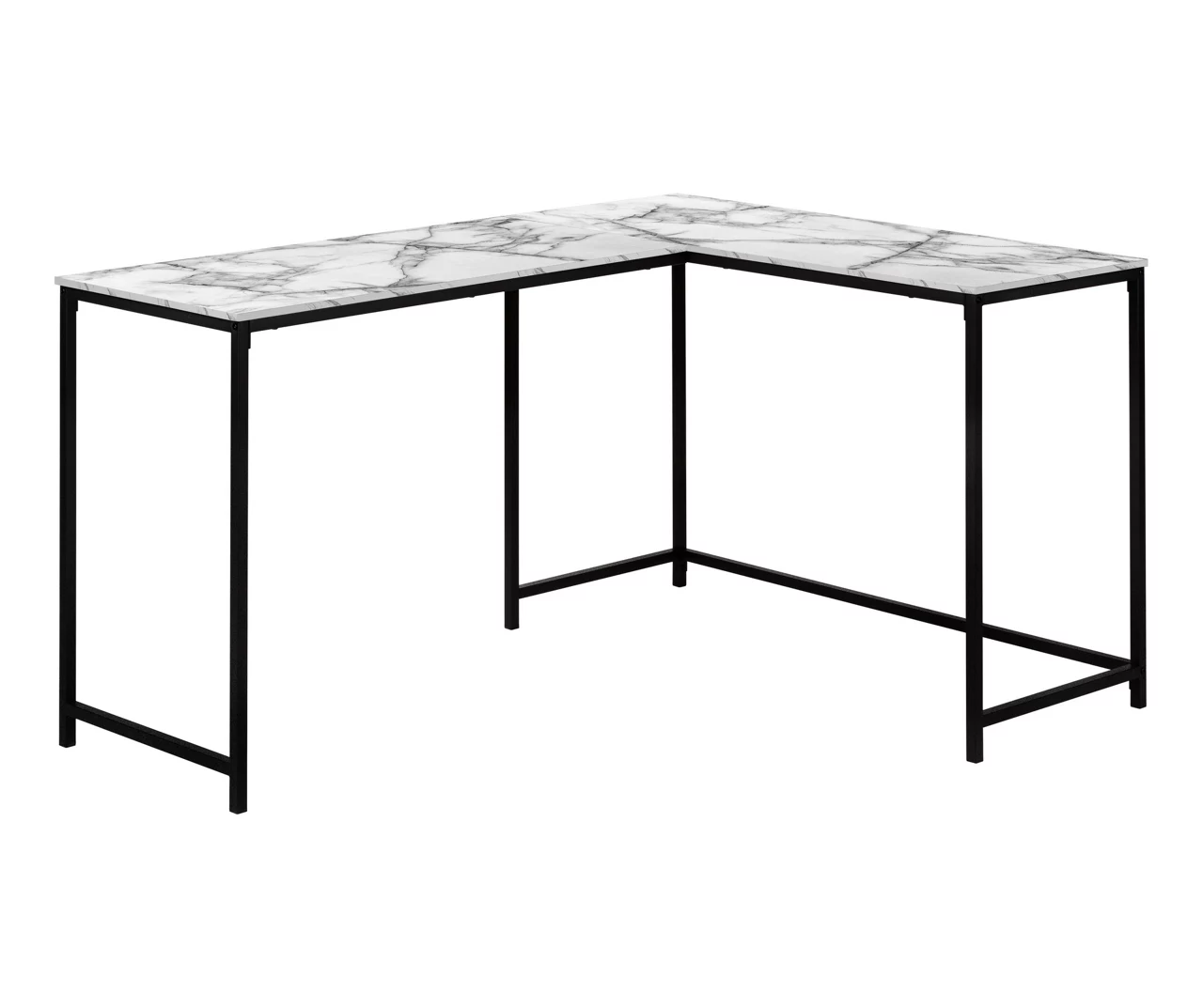 Monarch L-Shaped Metal Corner Desk 4 Monarch L-Shaped Metal Corner Desk - Image 2