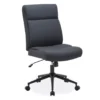 Villa Park Black Upholstered Armless Office Chair -Home Furniture 810531597