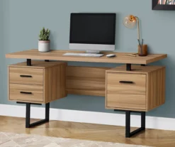 60" 3-Drawer Computer Desk -Home Furniture 810533366 1