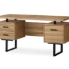 60" 3-Drawer Computer Desk -Home Furniture 810533366 2
