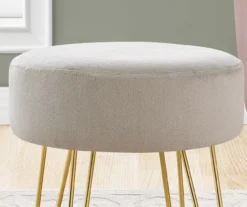 Hairpin Leg Upholstered Ottoman 27 Hairpin Leg Upholstered Ottoman -Home Furniture 810533413 5