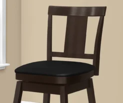 Faux Leather Swivel Bar Stools, 2-Pack 30 Faux Leather Swivel Bar Stools, 2-Pack -Home Furniture 810533430 4