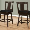 Faux Leather Swivel Bar Stools, 2-Pack 2 Faux Leather Swivel Bar Stools, 2-Pack -Home Furniture 810533431 1