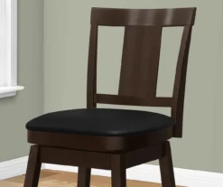 Faux Leather Swivel Bar Stools, 2-Pack 24 Faux Leather Swivel Bar Stools, 2-Pack -Home Furniture 810533431 4