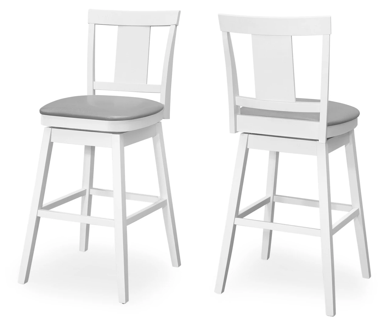 Faux Leather Swivel Bar Stools, 2-Pack 16 Faux Leather Swivel Bar Stools, 2-Pack - Image 14