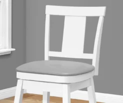 Faux Leather Swivel Bar Stools, 2-Pack 27 Faux Leather Swivel Bar Stools, 2-Pack -Home Furniture 810533433 4