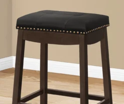 Tufted Nailhead Backless Bar Stools, 2-Pack -Home Furniture 810533441 4