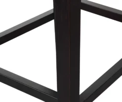 30" Black Faux Brushed Leather Bar Stools, 2-Pack -Home Furniture 810535738 3