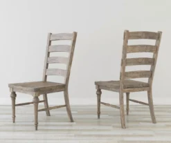 Sandstone Buff Ladderback Upholstered Dining Chairs, 2-Pack -Home Furniture 810535746 6