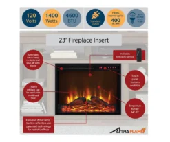 Flaxton Graphite Gray Electric Corner Fireplace Console 11 Flaxton Graphite Gray Electric Corner Fireplace Console -Home Furniture 810538183 4