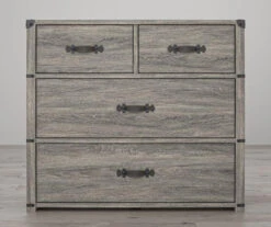 Nova Gray Oak 4-Drawer Storage Dresser -Home Furniture 810538201 1