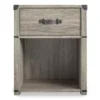 Nova Gray Oak Nightstand 2 Nova Gray Oak Nightstand -Home Furniture 810538202 5