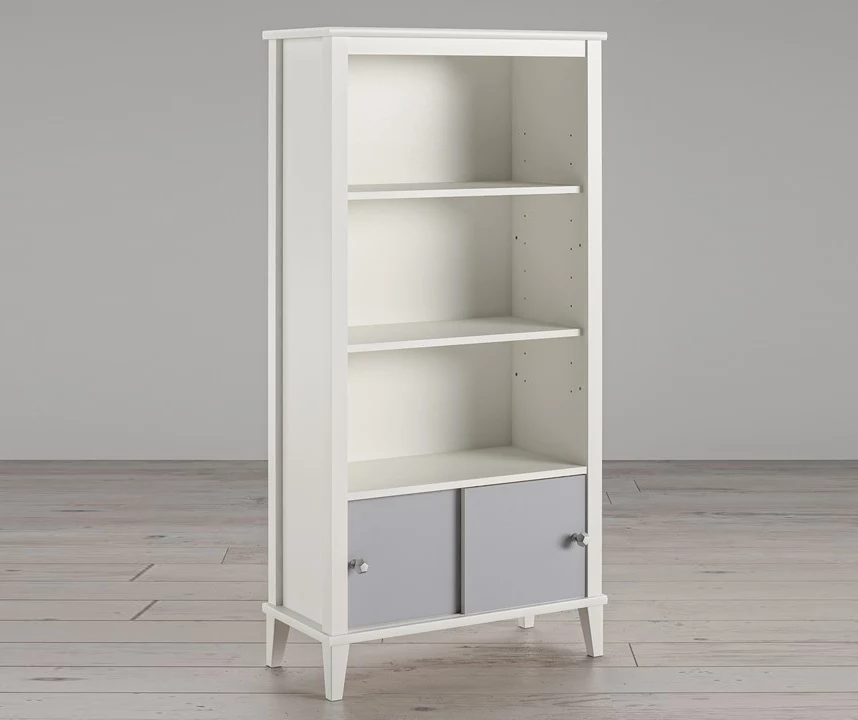 Monarch Hill Poppy Gray & White Bookcase 4 Monarch Hill Poppy Gray & White Bookcase - Image 2