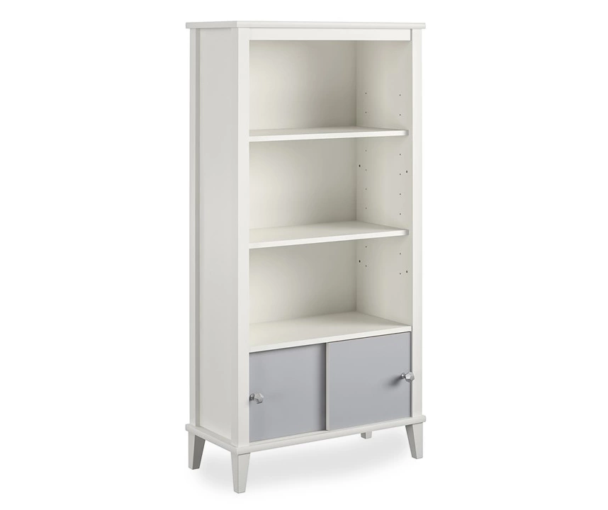 Monarch Hill Poppy Gray & White Bookcase 3 Monarch Hill Poppy Gray & White Bookcase