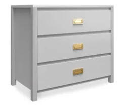 Monarch Hill Haven Dove Gray 3-Drawer Dresser 11 Monarch Hill Haven Dove Gray 3-Drawer Dresser -Home Furniture 810538227 4